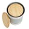 Glitzhome® Metal Storage Accent Table with Solid Wood Lid Set